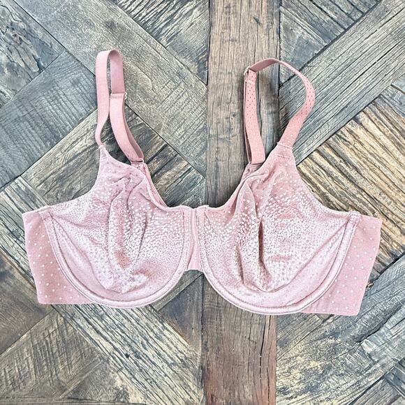 Wacoal 855303 Back Appeal Underwire Smoothing Bra - Burlwood – 38D - Picture 3 of 7